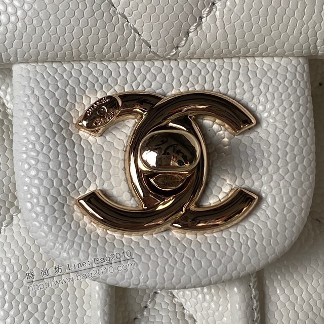 Chanel專櫃新款23s薩爾茨堡牛皮雙肩包 AS4058 香奈兒荔枝牛皮女款背包 djc5201